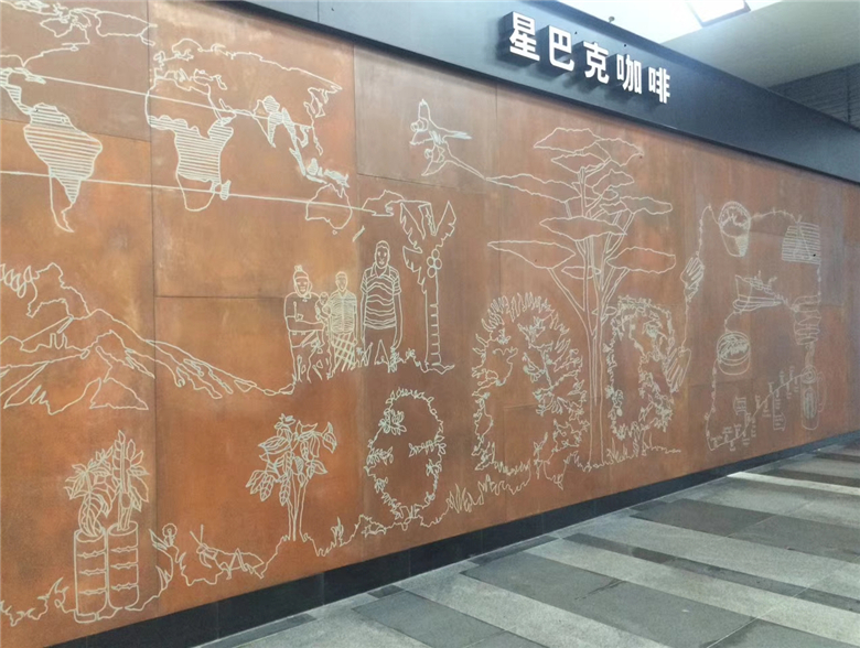 大路镇耐候钢幕墙
