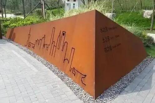 大路镇耐候钢挡土墙